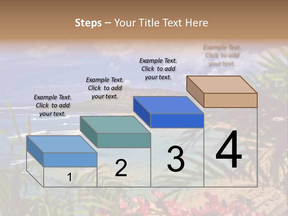 Clouds Resort Diamond PowerPoint Template