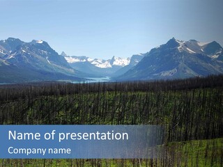 Nature Site Destruction PowerPoint Template