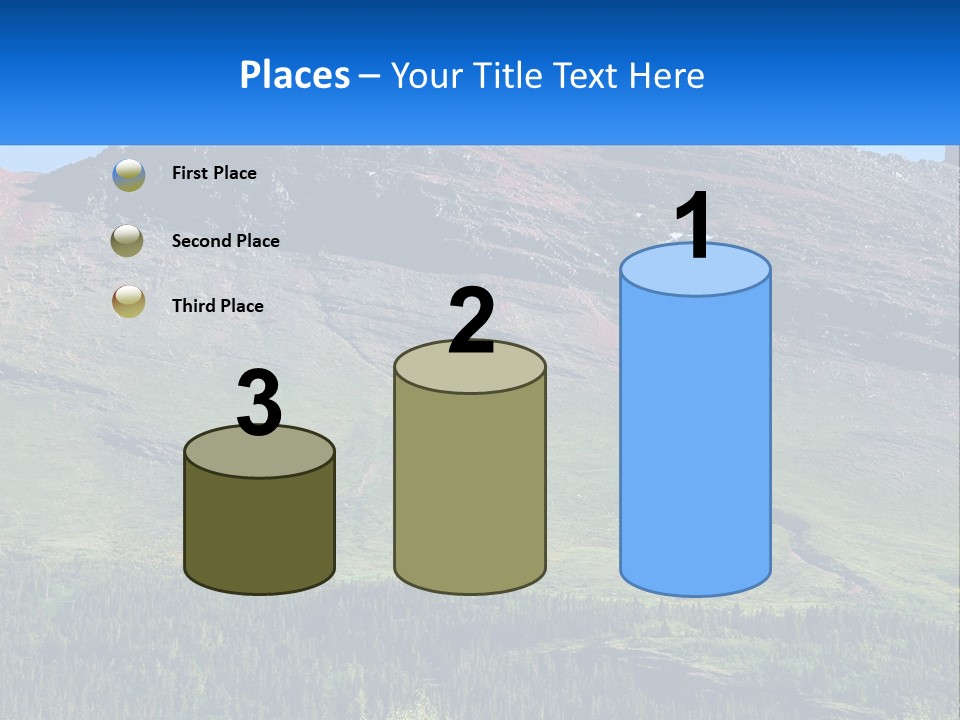 Summit Travel Slope PowerPoint Template