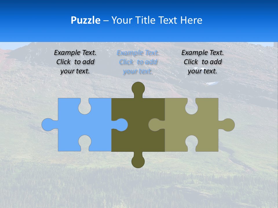 Summit Travel Slope PowerPoint Template