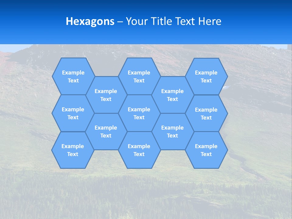 Summit Travel Slope PowerPoint Template