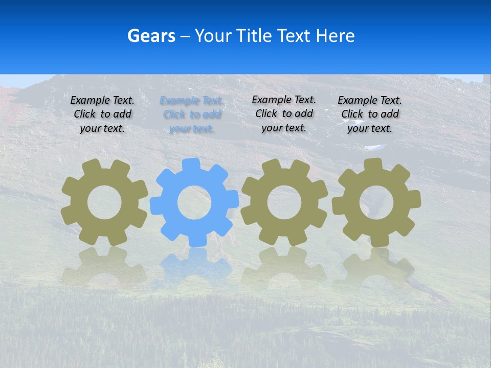 Summit Travel Slope PowerPoint Template