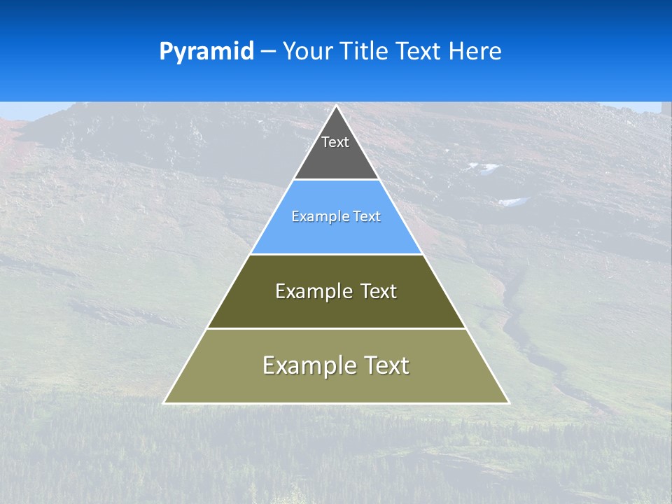 Summit Travel Slope PowerPoint Template