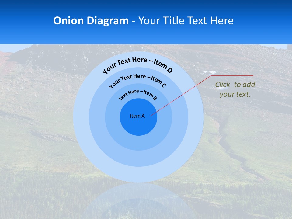Summit Travel Slope PowerPoint Template