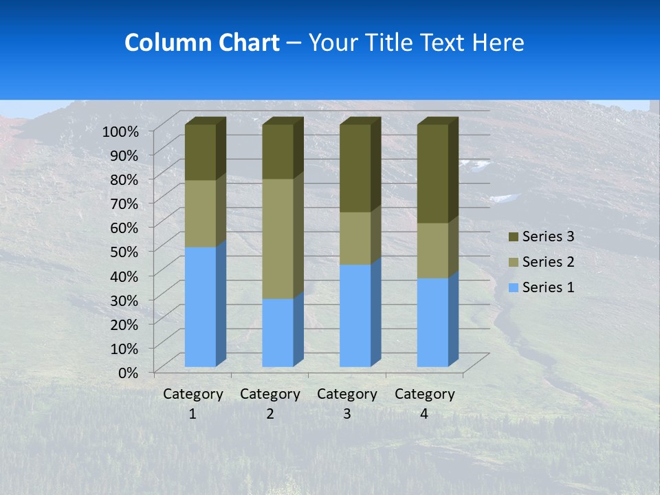 Summit Travel Slope PowerPoint Template