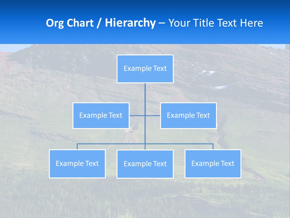 Summit Travel Slope PowerPoint Template
