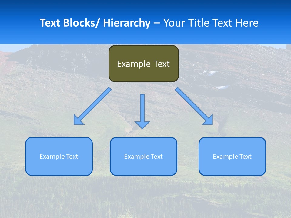 Summit Travel Slope PowerPoint Template