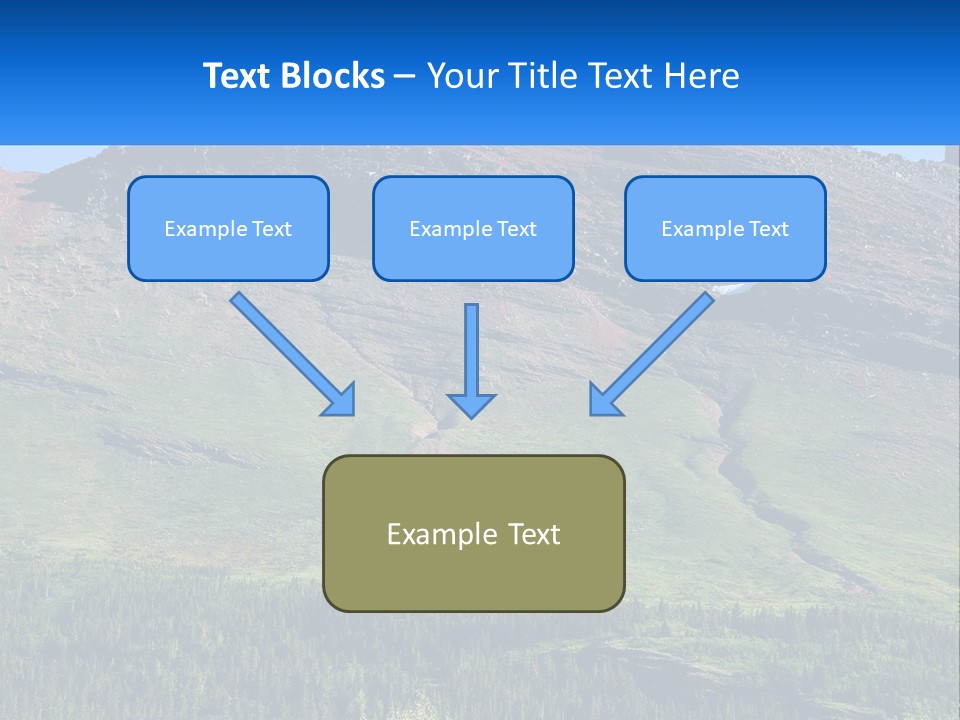 Summit Travel Slope PowerPoint Template