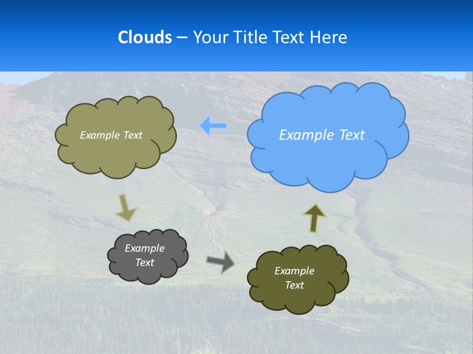 Summit Travel Slope PowerPoint Template