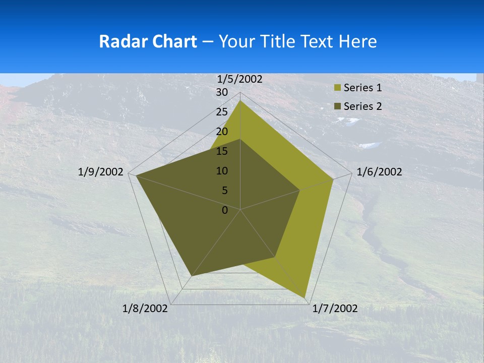 Summit Travel Slope PowerPoint Template