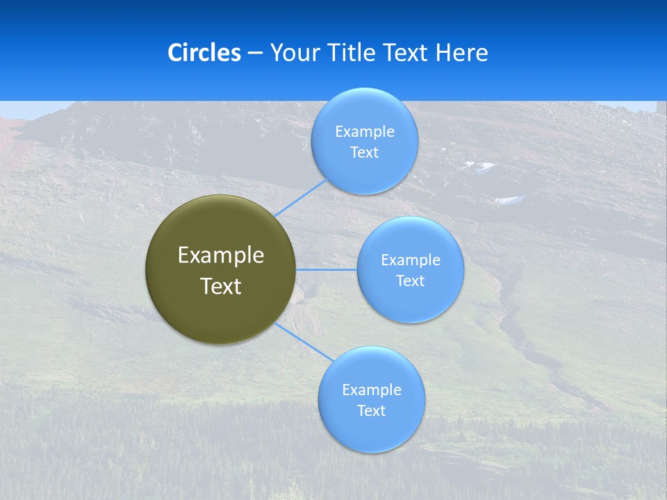 Summit Travel Slope PowerPoint Template