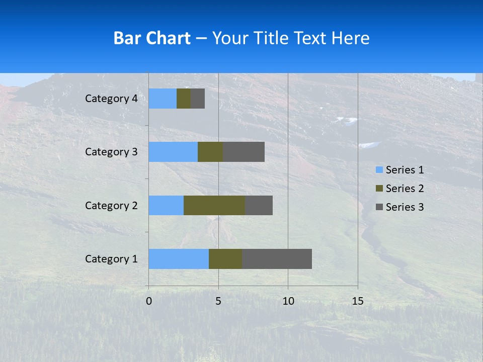 Summit Travel Slope PowerPoint Template