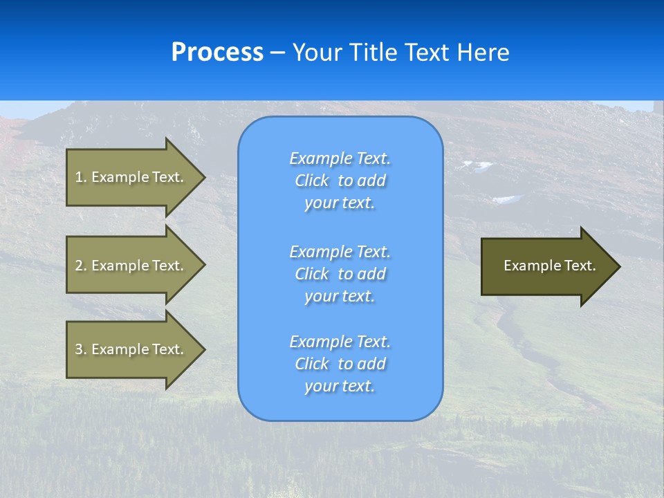 Summit Travel Slope PowerPoint Template