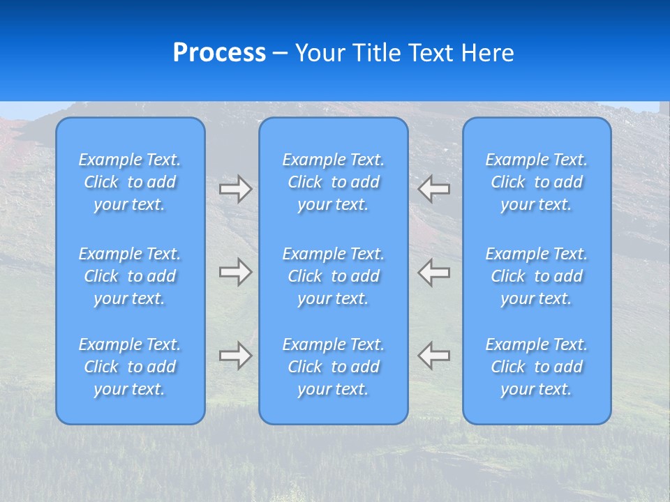 Summit Travel Slope PowerPoint Template