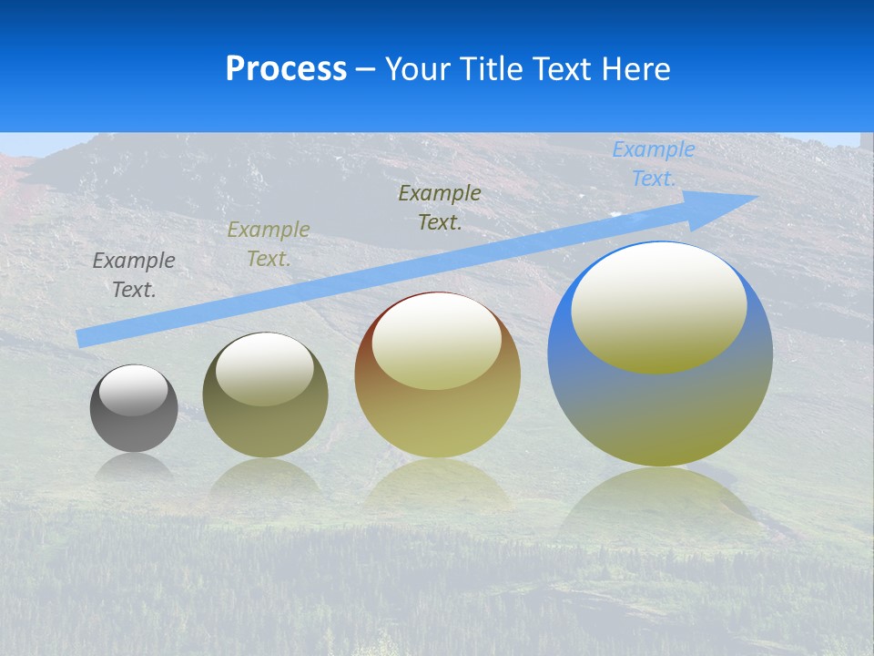 Summit Travel Slope PowerPoint Template