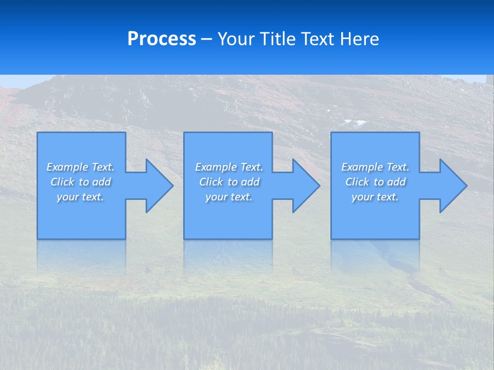 Summit Travel Slope PowerPoint Template