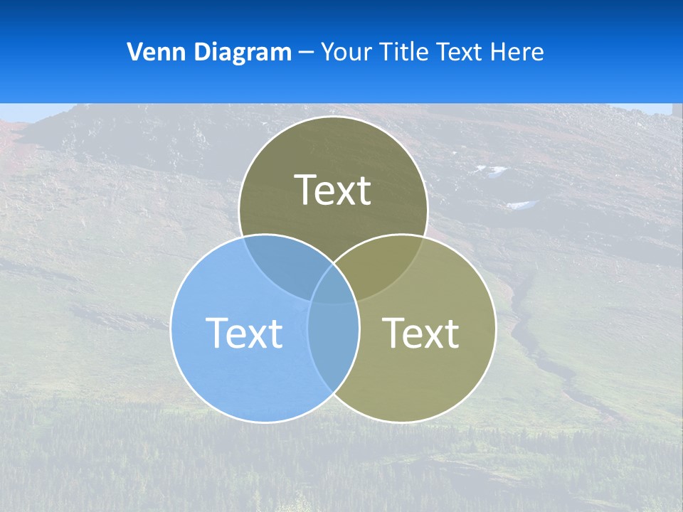 Summit Travel Slope PowerPoint Template