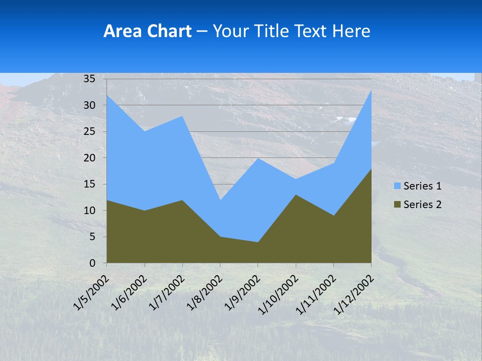 Summit Travel Slope PowerPoint Template