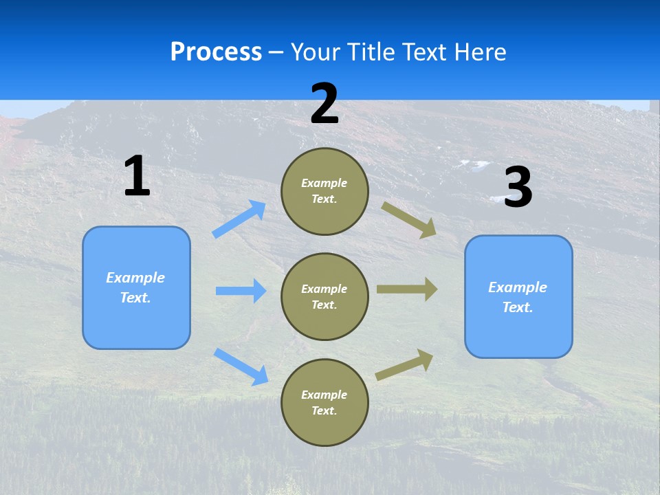 Summit Travel Slope PowerPoint Template