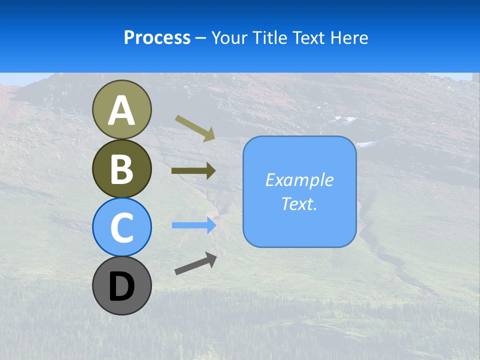 Summit Travel Slope PowerPoint Template