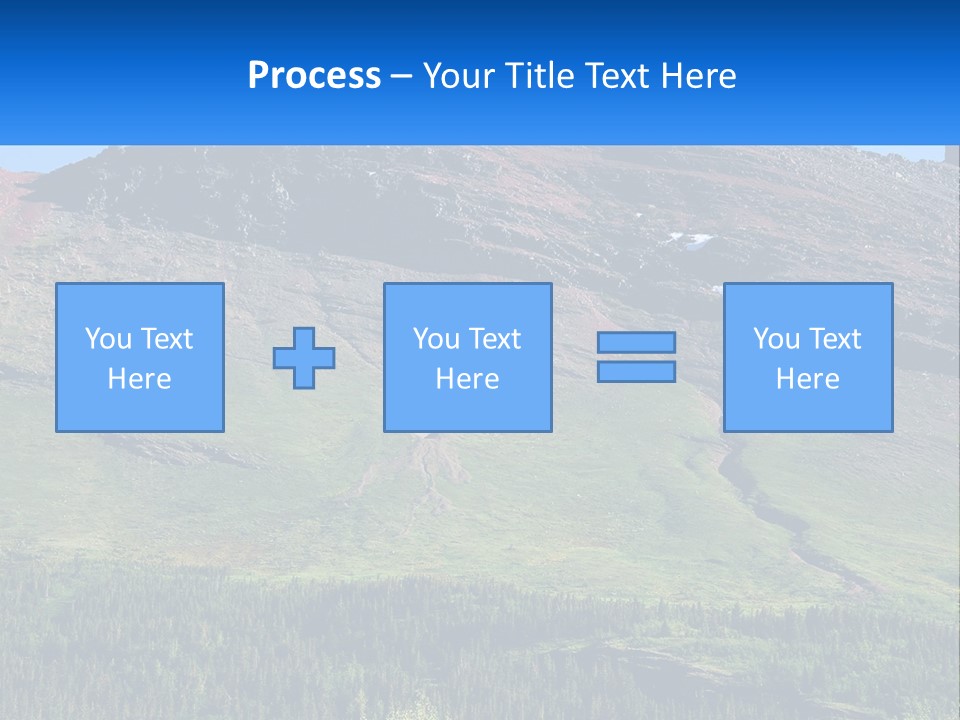 Summit Travel Slope PowerPoint Template
