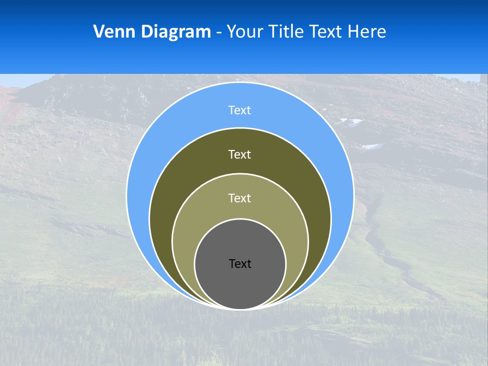 Summit Travel Slope PowerPoint Template