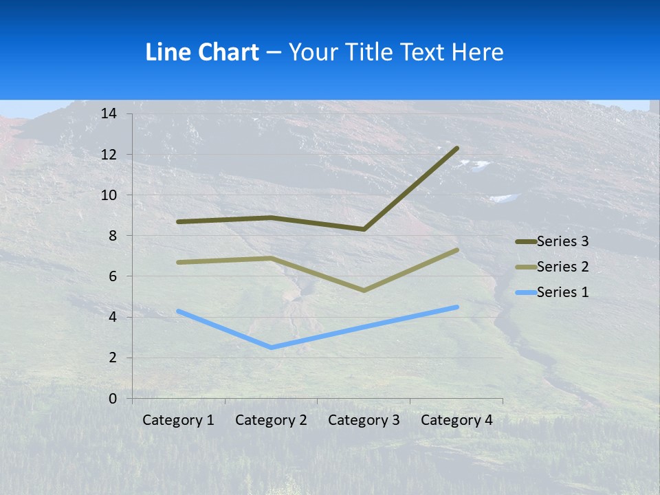 Summit Travel Slope PowerPoint Template