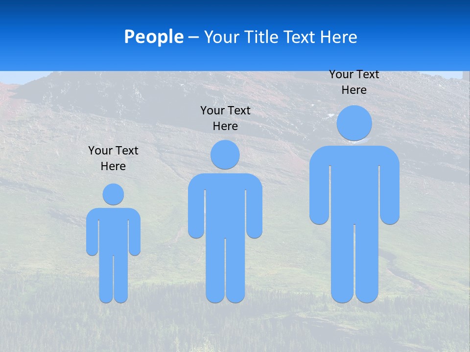 Summit Travel Slope PowerPoint Template