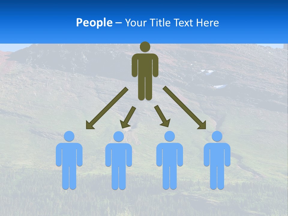 Summit Travel Slope PowerPoint Template