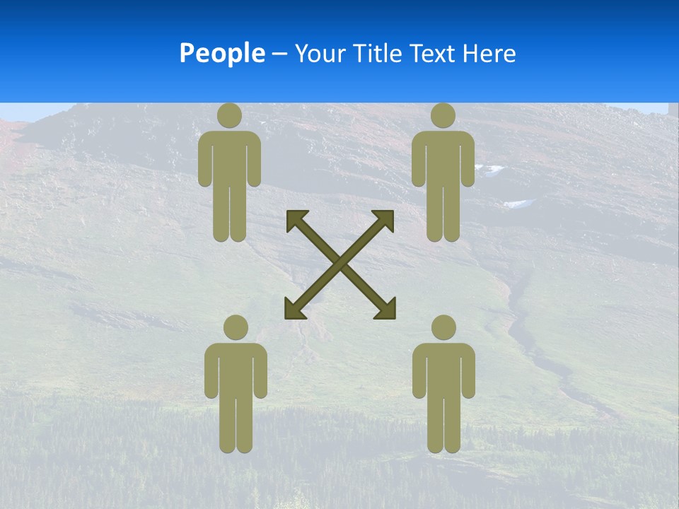 Summit Travel Slope PowerPoint Template