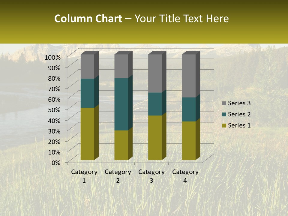 Scenic Summer Meadow PowerPoint Template