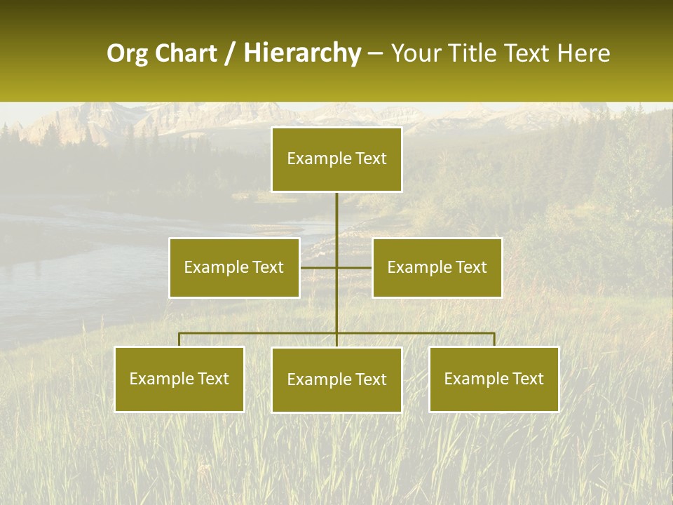 Scenic Summer Meadow PowerPoint Template