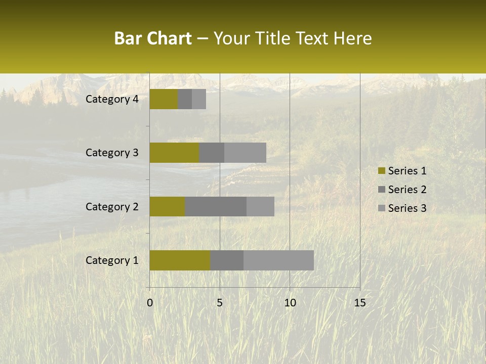 Scenic Summer Meadow PowerPoint Template