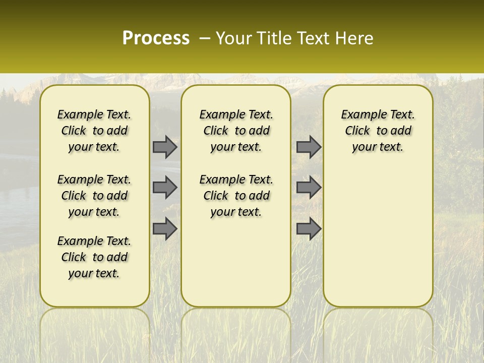 Scenic Summer Meadow PowerPoint Template