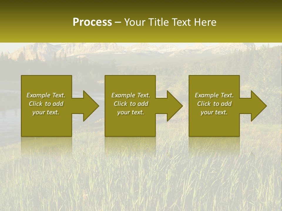 Scenic Summer Meadow PowerPoint Template