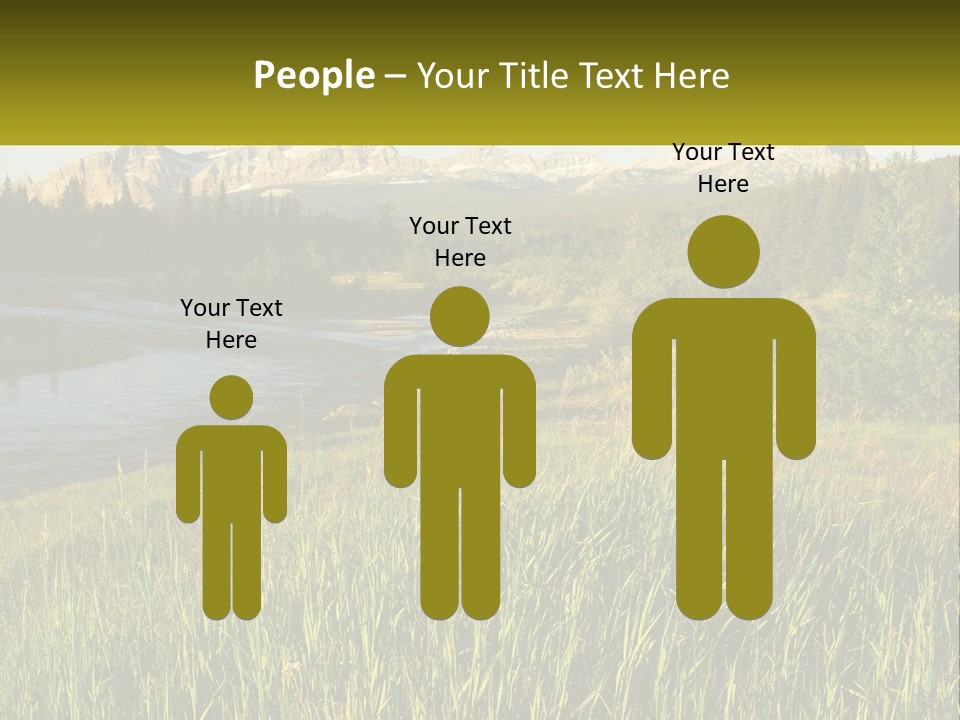 Scenic Summer Meadow PowerPoint Template