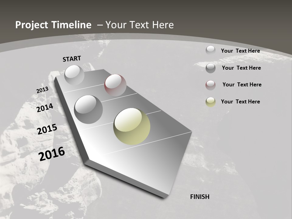 Scary Stuntman Leap PowerPoint Template