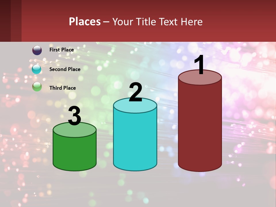 Presentation Data Blur PowerPoint Template