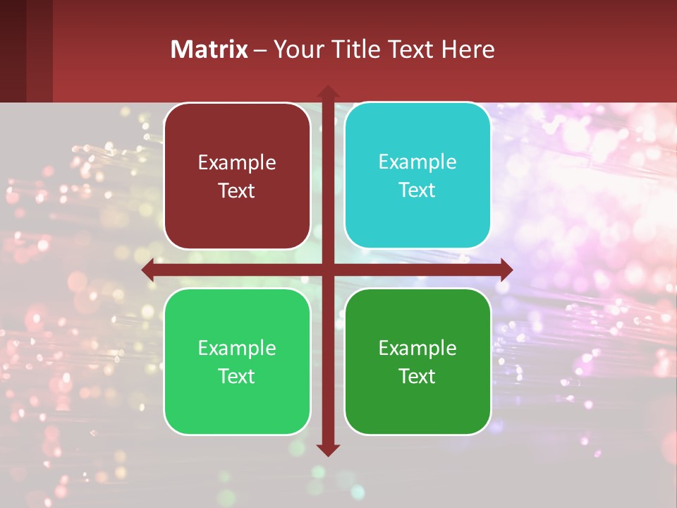 Presentation Data Blur PowerPoint Template
