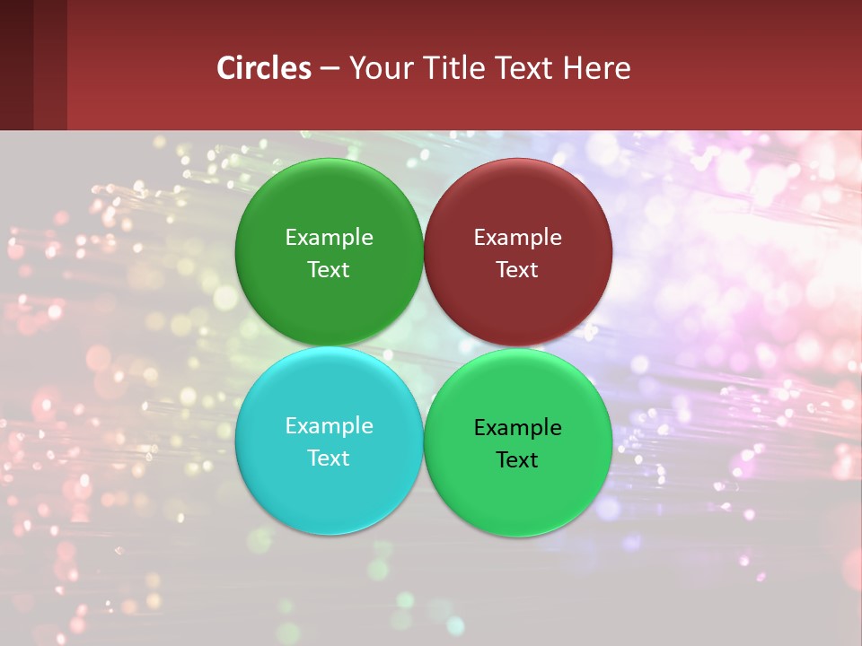 Presentation Data Blur PowerPoint Template