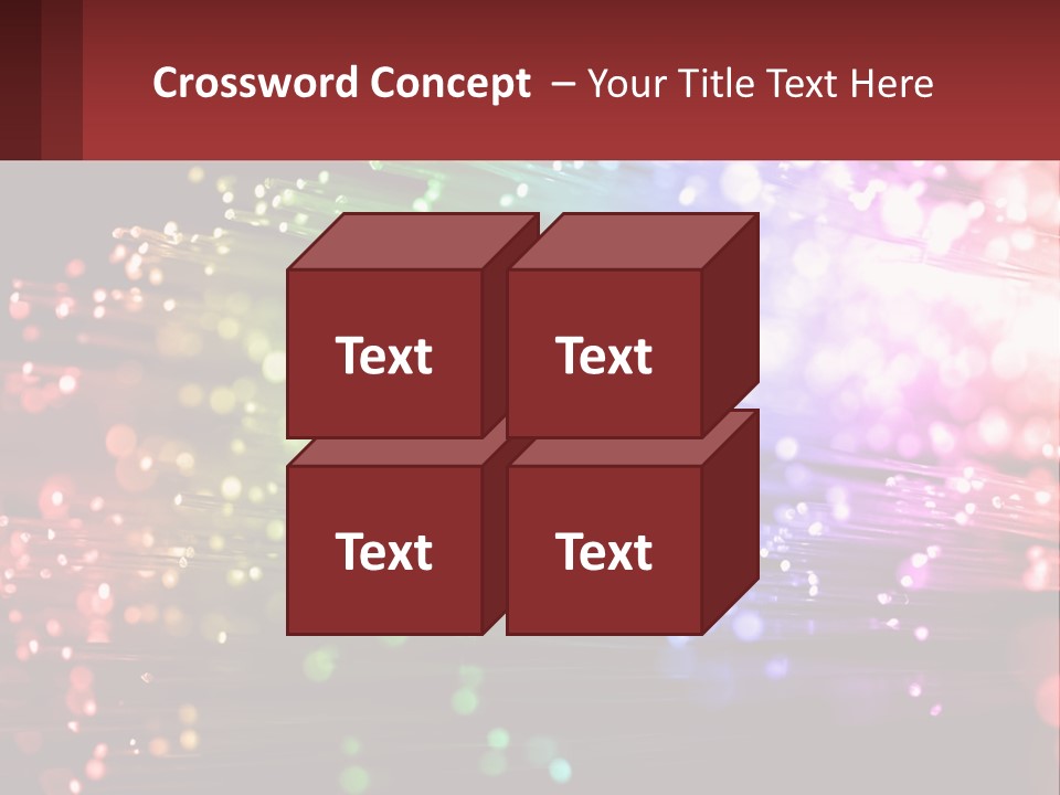 Presentation Data Blur PowerPoint Template