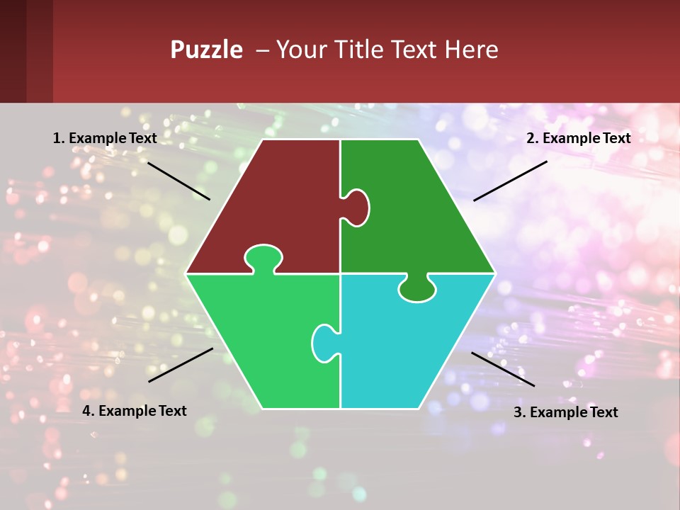 Presentation Data Blur PowerPoint Template