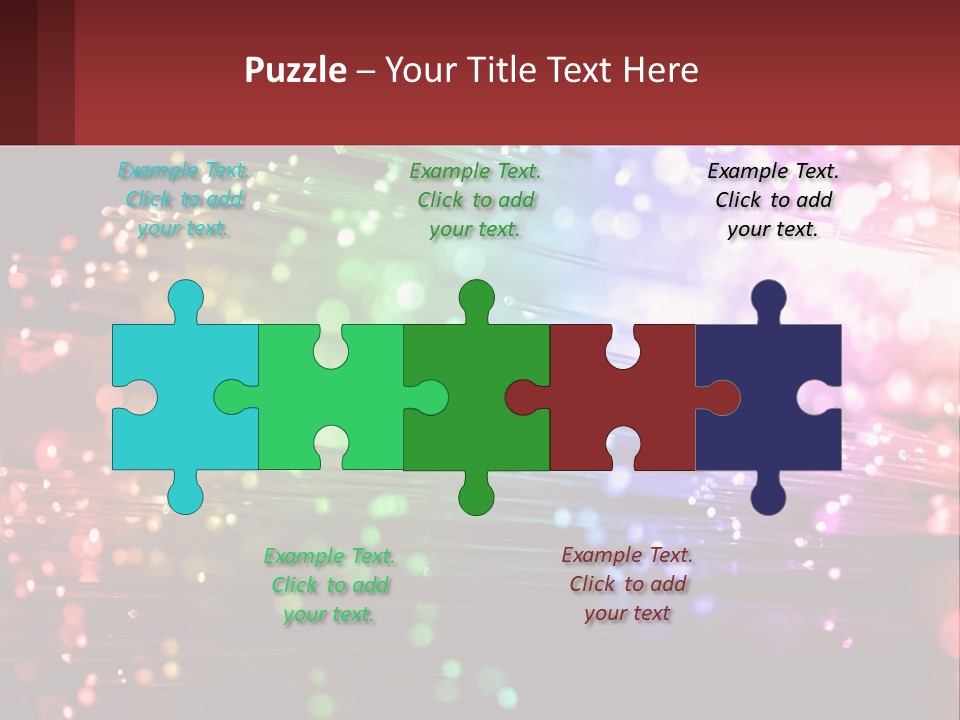 Presentation Data Blur PowerPoint Template