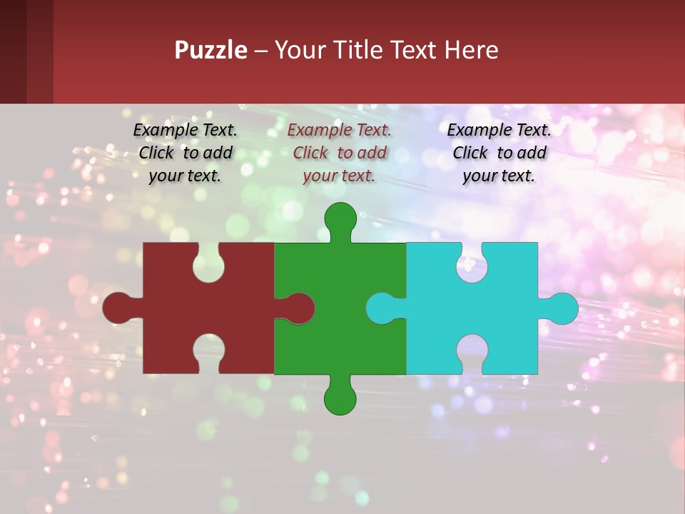 Presentation Data Blur PowerPoint Template
