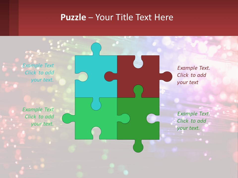 Presentation Data Blur PowerPoint Template
