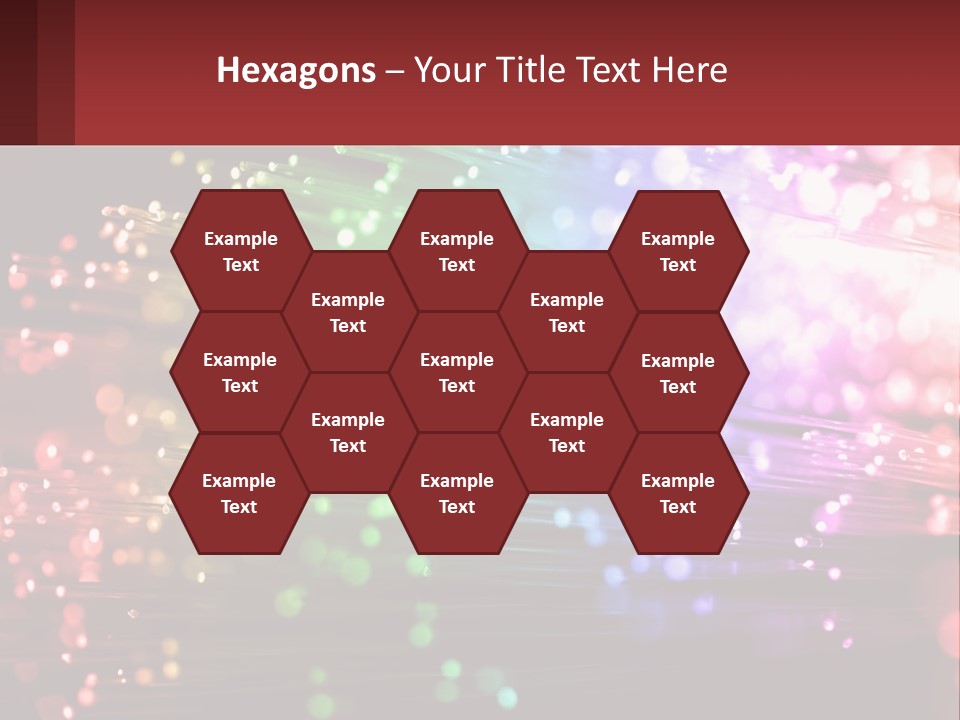 Presentation Data Blur PowerPoint Template