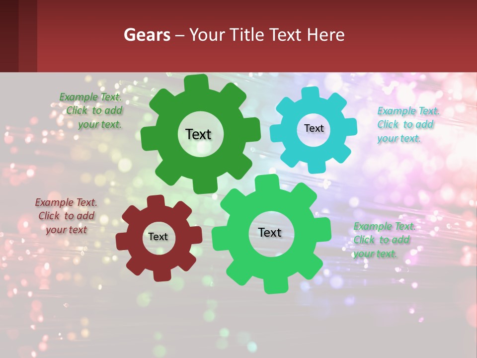 Presentation Data Blur PowerPoint Template