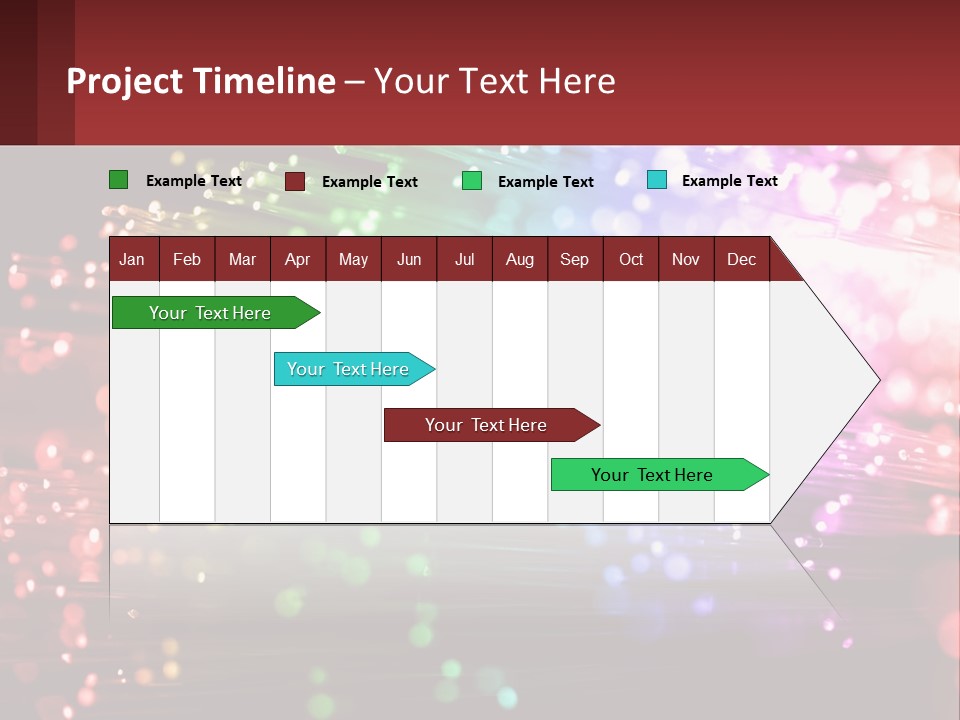 Presentation Data Blur PowerPoint Template