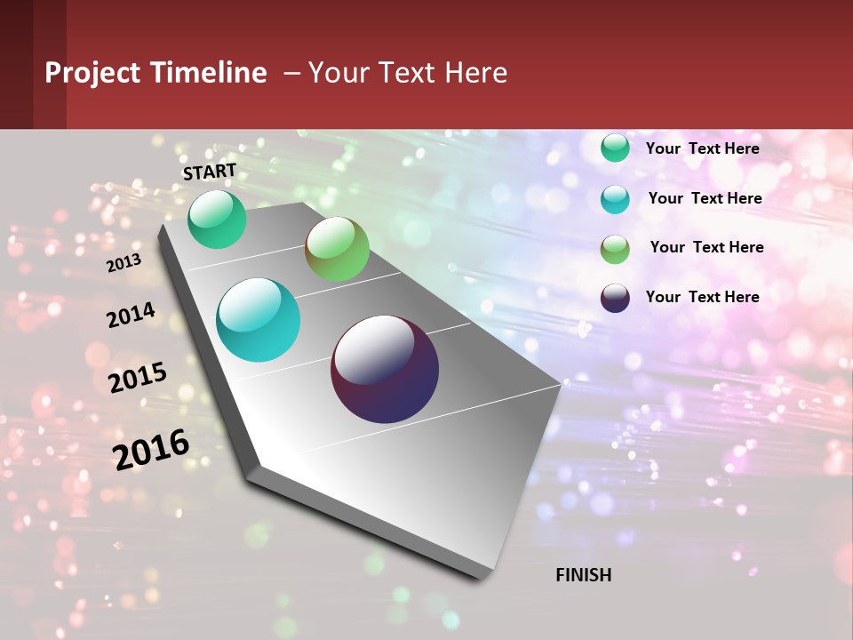 Presentation Data Blur PowerPoint Template