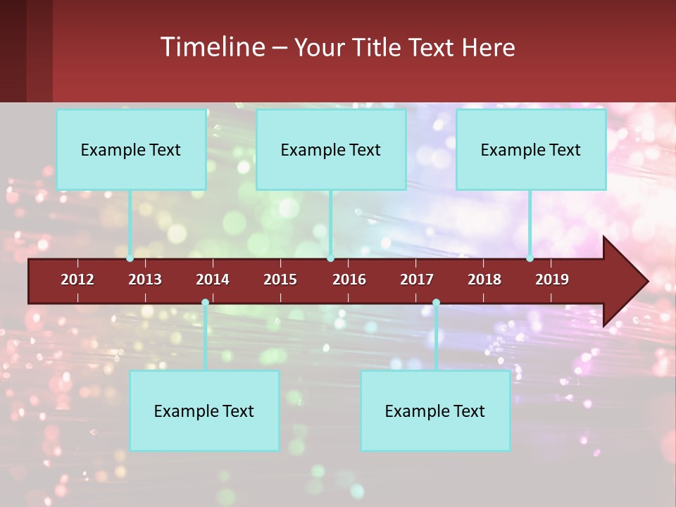 Presentation Data Blur PowerPoint Template